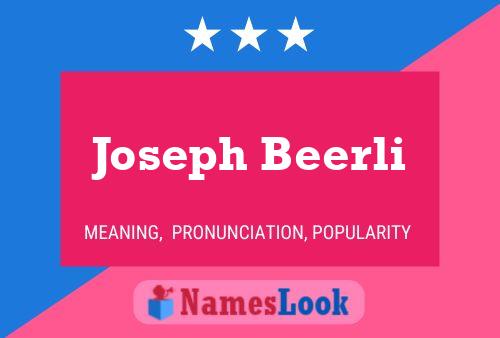 Poster del nome Joseph Beerli