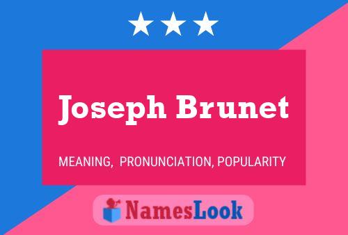 Poster del nome Joseph Brunet