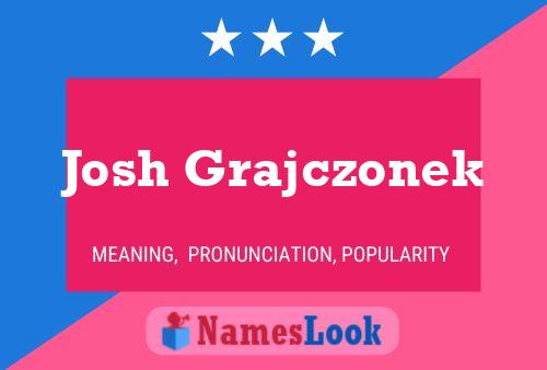 Poster del nome Josh Grajczonek