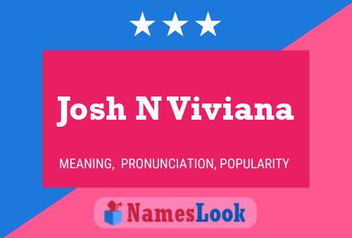 Poster del nome Josh N Viviana