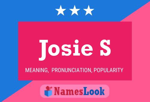 Poster del nome Josie S