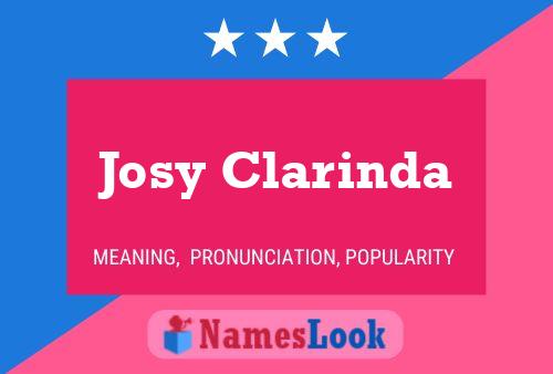 Poster del nome Josy Clarinda