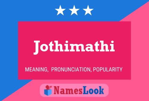 Poster del nome Jothimathi