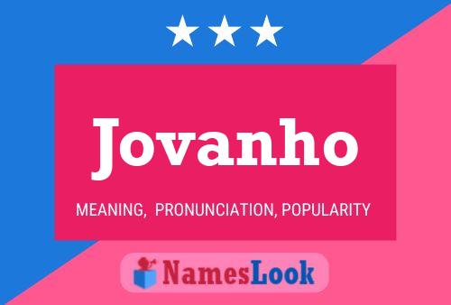 Poster del nome Jovanho