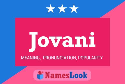 Poster del nome Jovani