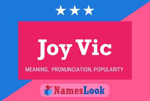 Poster del nome Joy Vic