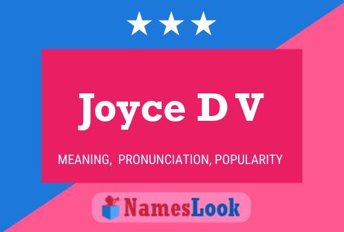 Poster del nome Joyce D V