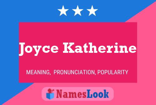 Poster del nome Joyce Katherine