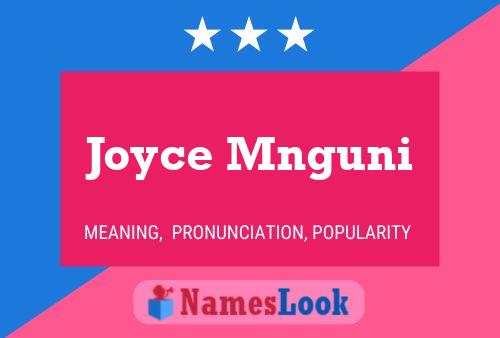 Poster del nome Joyce Mnguni