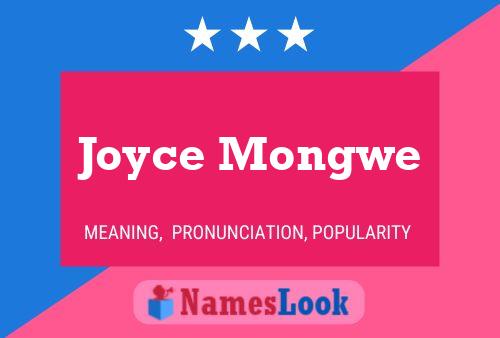 Poster del nome Joyce Mongwe