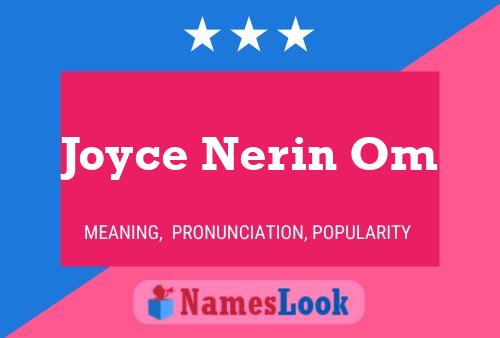 Poster del nome Joyce Nerin Om