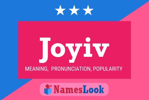 Poster del nome Joyiv