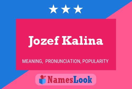 Poster del nome Jozef Kalina