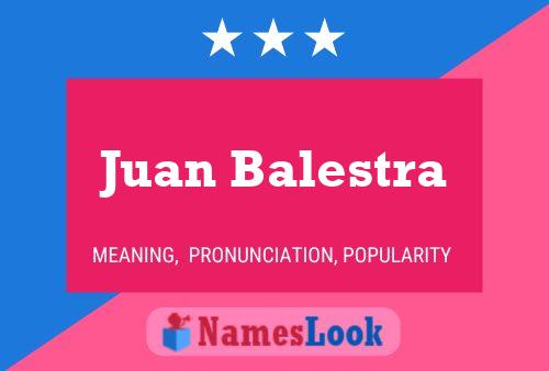 Poster del nome Juan Balestra