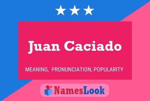 Poster del nome Juan Caciado