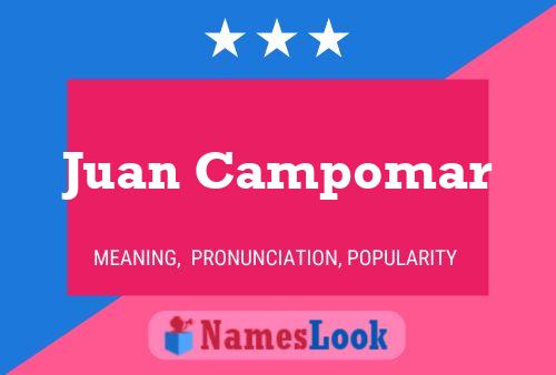 Poster del nome Juan Campomar