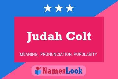 Poster del nome Judah Colt