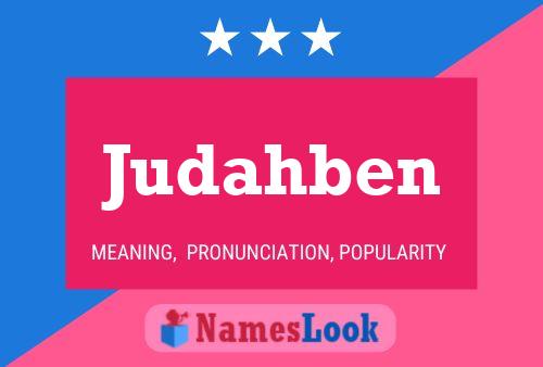 Poster del nome Judahben