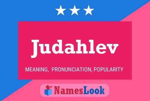 Poster del nome Judahlev