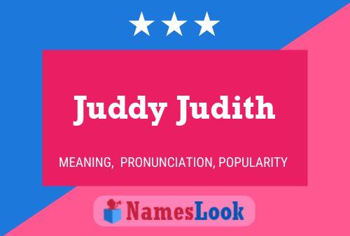 Poster del nome Juddy Judith