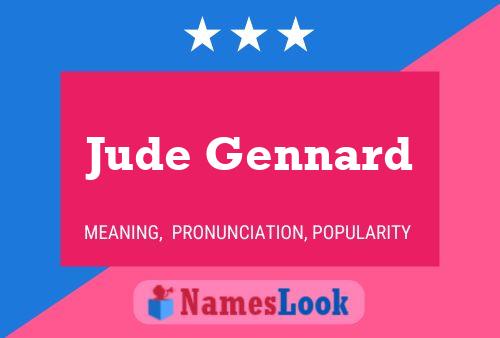 Poster del nome Jude Gennard