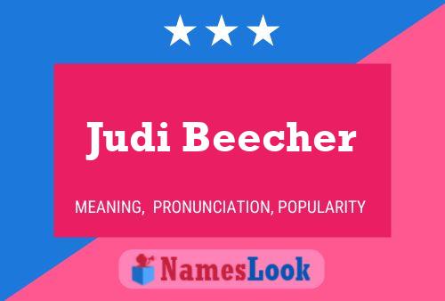 Poster del nome Judi Beecher