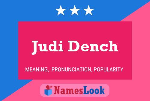 Poster del nome Judi Dench