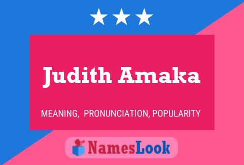 Poster del nome Judith Amaka