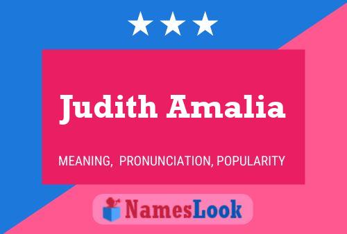 Poster del nome Judith Amalia