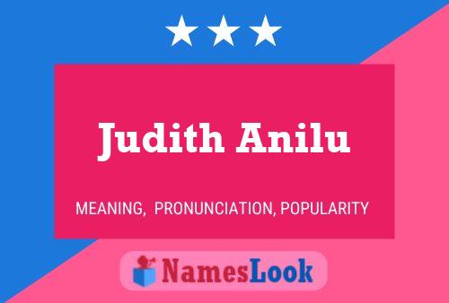 Poster del nome Judith Anilu