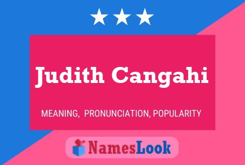 Poster del nome Judith Cangahi