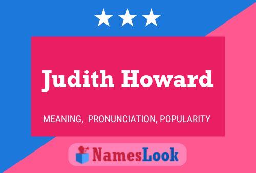 Poster del nome Judith Howard