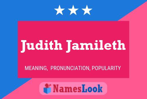 Poster del nome Judith Jamileth