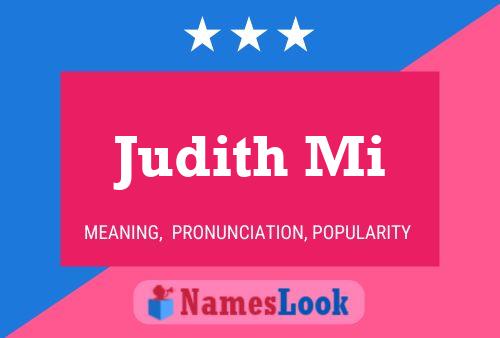 Poster del nome Judith Mi