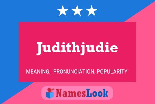 Poster del nome Judithjudie