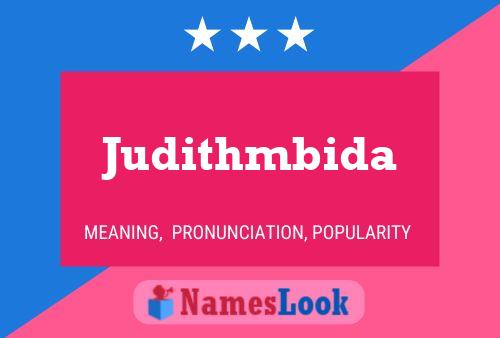 Poster del nome Judithmbida