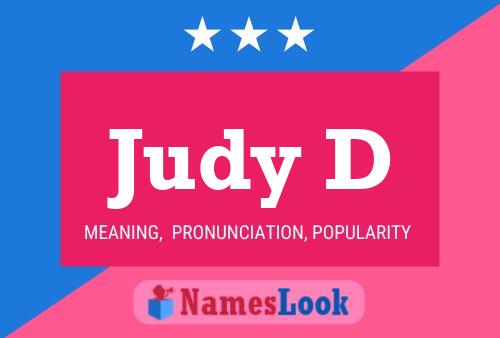 Poster del nome Judy D