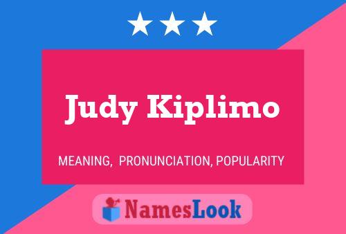 Poster del nome Judy Kiplimo