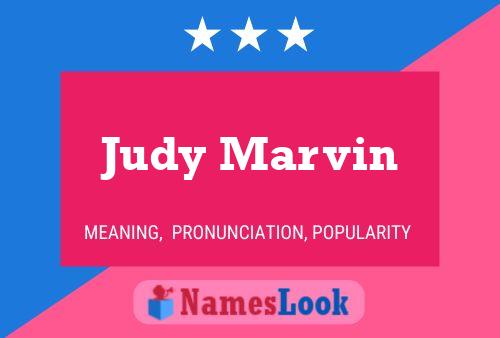 Poster del nome Judy Marvin