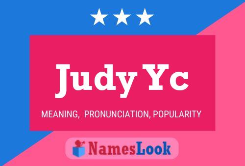 Poster del nome Judy Yc