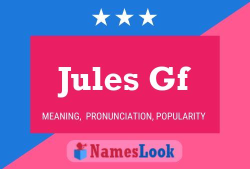 Poster del nome Jules Gf