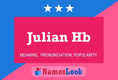 Poster del nome Julian Hb