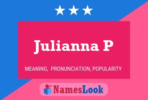 Poster del nome Julianna P