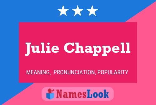 Poster del nome Julie Chappell