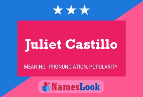 Poster del nome Juliet Castillo