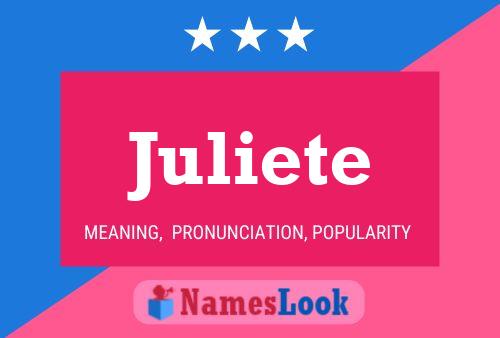 Poster del nome Juliete