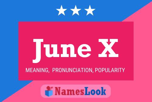 Poster del nome June X