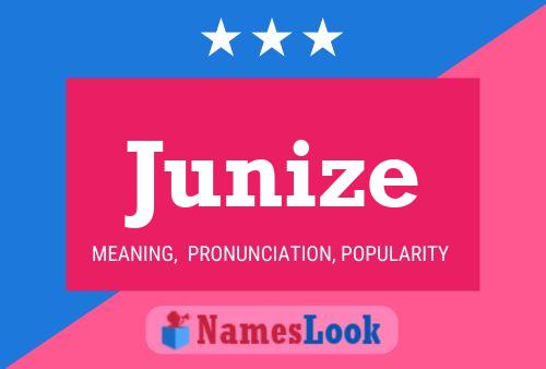 Poster del nome Junize