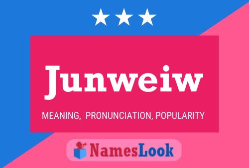 Poster del nome Junweiw