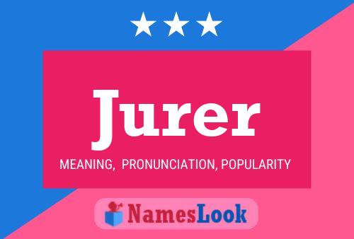 Poster del nome Jurer